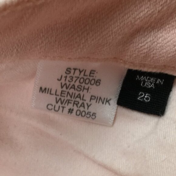 Veronica Beard Debbie Millennial Pink 10" Skinny Jeans 25 - Picture 8 of 11